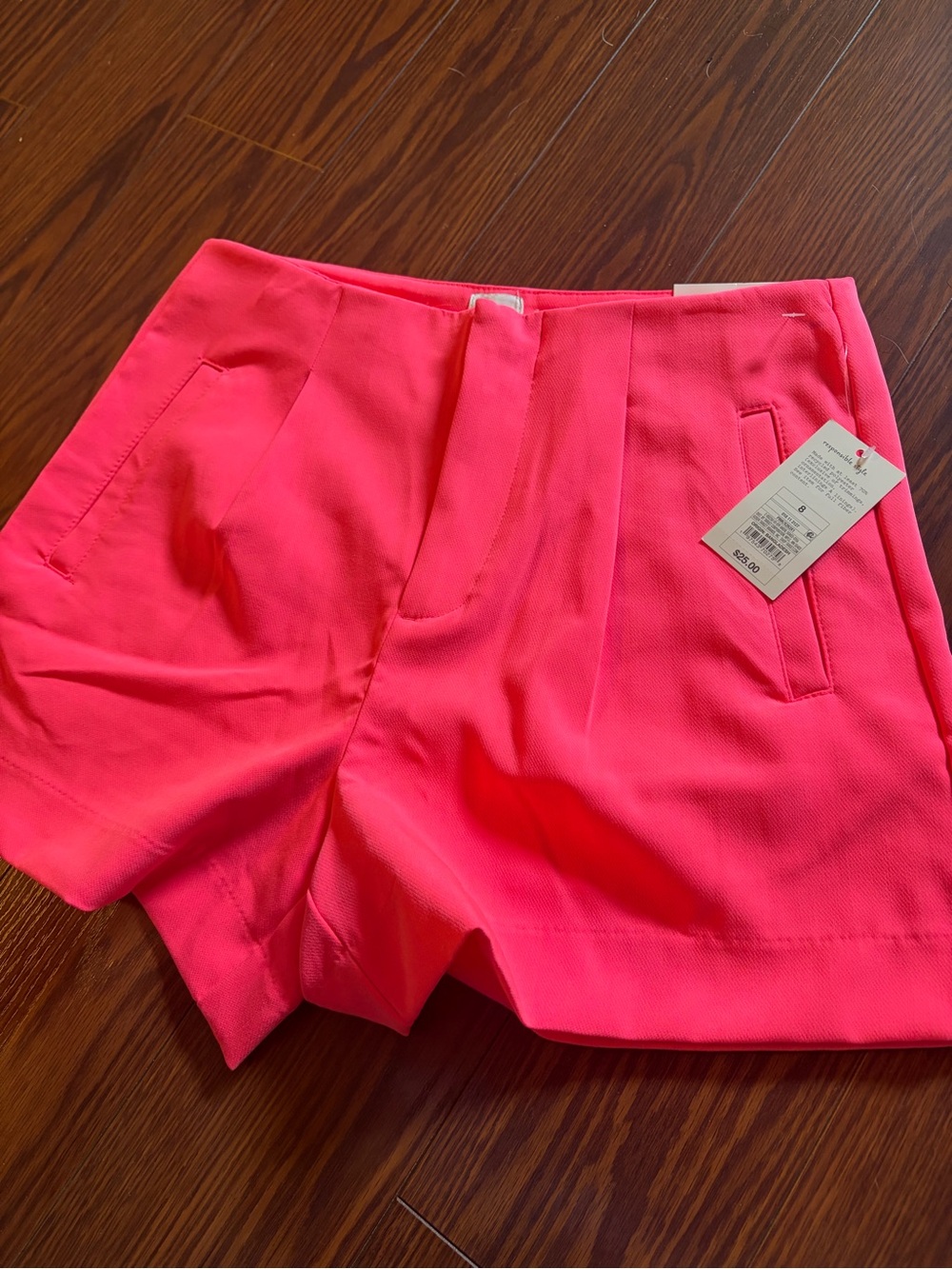 Women’s a new day Neon Pink Dress Shorts
